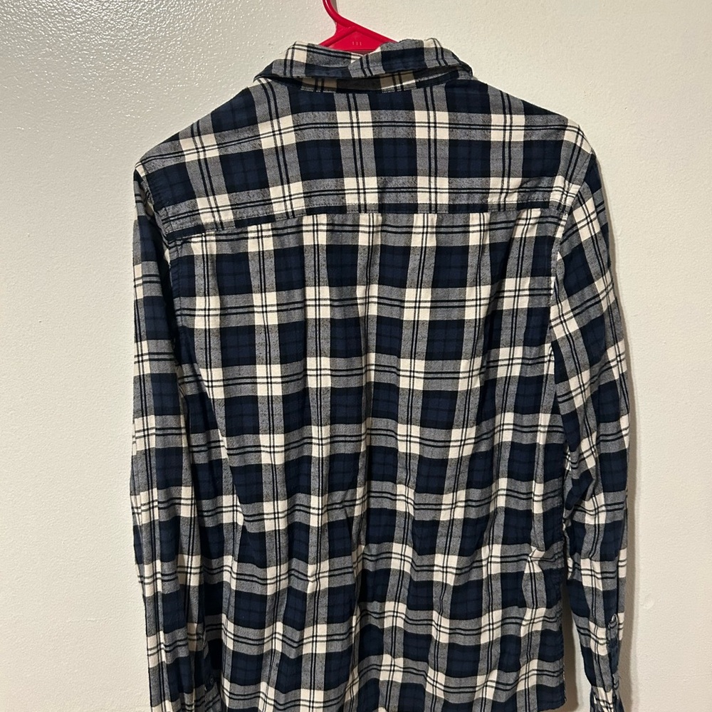 Two plaid button up flannels - Picture 3 of 4